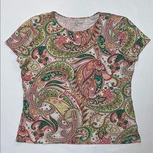 Cotton Paisley Patterned Shirt